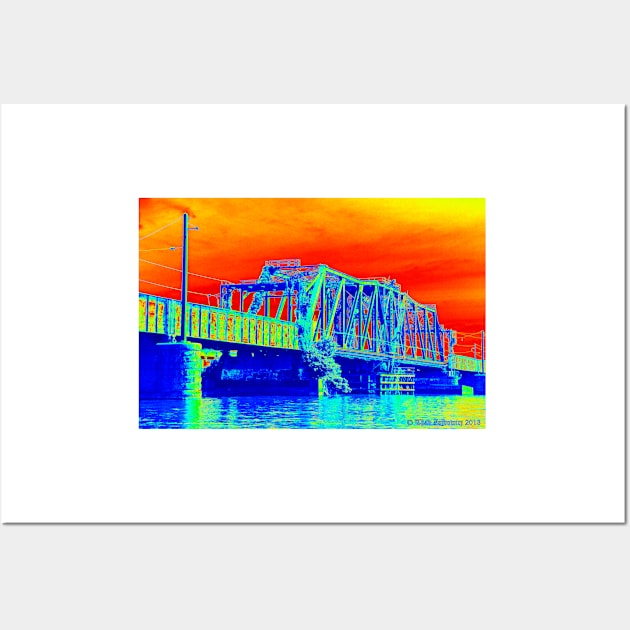 Railroad Bridge on the Potomac Wall Art by thadz